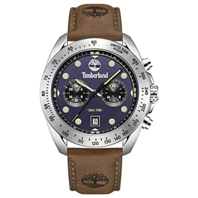 Image of Timberland Men Analog Quartz Watch with Leather Strap TDWGF2230503