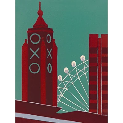 Image of Jennie Ing OXO 60x80cm Canvas Print, Multi Colour, 60 x 80 cm