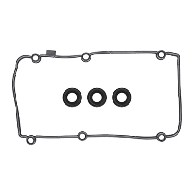 Image of 04B103070Ax3, 04B103483Cx1 Gasket Set, rocker cover AJUSA 56060800 SKODA: Rapid Spaceback
