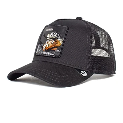 Image of Goorin Bros. The Farm Adjustable Mesh Trucker Hat for Men and Women, Black (Maambaa), One Size