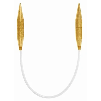 Image of Addi Plastic Circular Needles, Champagne 60cm 20mm