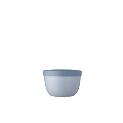 Image of Mepal Snackpot Ellipse Food Container for Storing and Transporting Snacks Suitable Freezer, Microwave &amp; Dishwasher 350 ml Nordic Blue