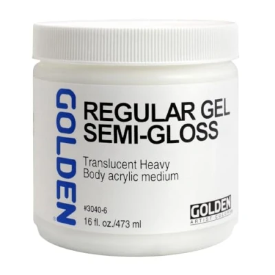 Image of Golden Acryl Med 16 Oz Regular Gel Semi Gloss