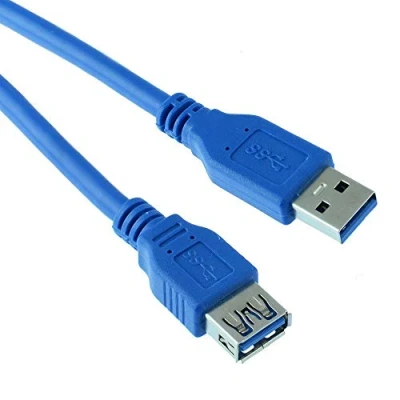 Image of USB 3.0 Male Plug to Female Socket Adapter Converter Extension Lead Cable (1m Length)