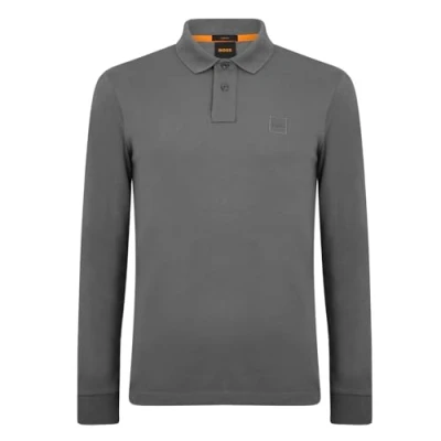 Image of BOSS Passerby Polo shirt, Men&#039;s, Size: Large, Dark grey