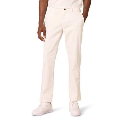 Image of Amazon Essentials Men&#039;s Athletic Fit Washed Comfort Stretch Chino Trouser (Previously Goodthreads), White, 38W / 32L