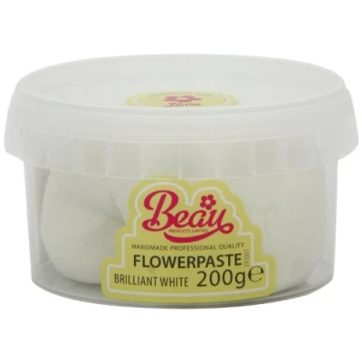 Image of Beau Products White Flowerpaste Icing 200 g