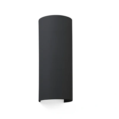 Image of Cotton Black Round Wall Light 370x 148x 125, E27