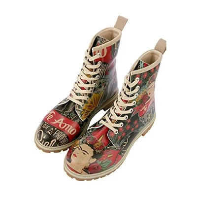 Image of DOGO Women&#039;s Long Fashion Boot, Multicoloured, 4 UK