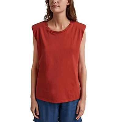 Image of ESPRIT Women&#039;s 061cc1k307 T Shirt, 805/Terracotta, M