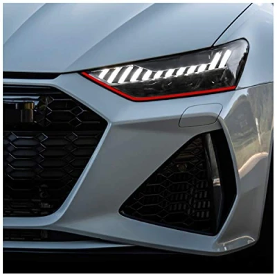 Image of Devil Eye® headlight film by Finest Folia, stripe for Seat Ibiza, Cupra ST, SC, 6J, RS