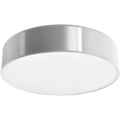 Image of Arena Cylindrical Flush Light Grey 55cm E27