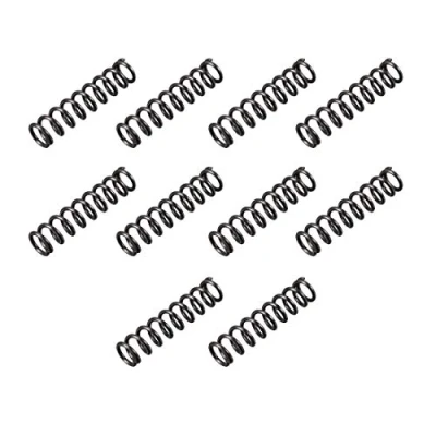 Image of sourcingmap Compression Spring 1.2mm Wire Dia , 8mm OD 35mm Free Length Steel Extension Spring,Black,10Pcs