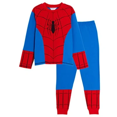 Image of Marvel Boys Spiderman Pyjamas Red/Blue 6 7 Years