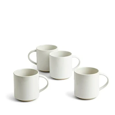 Image of Royal Doulton Urban Dining Handled Mug 390ml/13.2oz White Set of 4