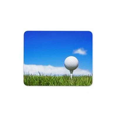 Image of Awesome Golf Mouse Mat Pad Ball Course Tee Dad Brother Gift PC Computer #8243