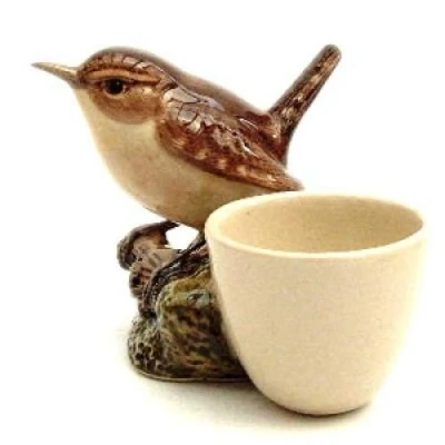 Image of Quail Ceramics Wren with Egg Cup