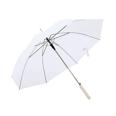 Image of eBuyGB Automatic Wedding Photographer Parasol Folding Umbrella, Long Umbrella with Stick Handle Rain Colourful Yellow 37 Inch / 94cm Span 84cm Length