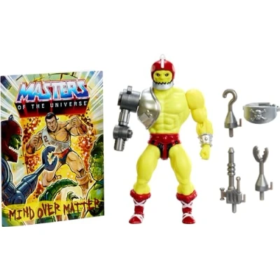 Image of Masters of the Universe Origins Cartoon Collection Action Figure Faker, 5.5 inch 1980s TV He Man Dupe, Detailed Design &amp; 16 Joints, Power Sword