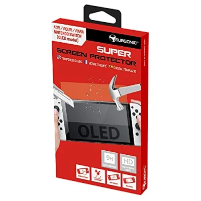 Image of Subsonic Tempered glass screen protector for Nintendo Switch OLED Ultra resistant Super (Nintendo Switch)