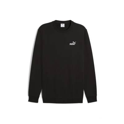 Image of Puma ESS Small LOGO CREW Sweatshirt, Men&#039;s, Size: Large, Black