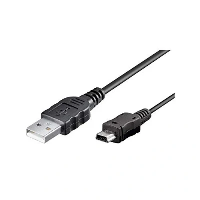 Image of Goobay 46712 Mini USB Sync and Charging Cable, Black, 1m Cable Length