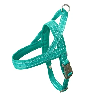 Image of Hurtta Casual ECO Dog Harness, Peacock, 14 18 in