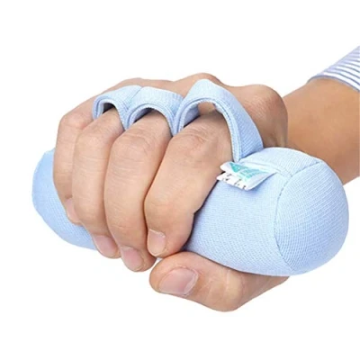 Image of Palm Protector with Finger Separators,Hand Contracture Orthosis,Soft Cushions for Contractures Prevention,Fit Right or Left Hand