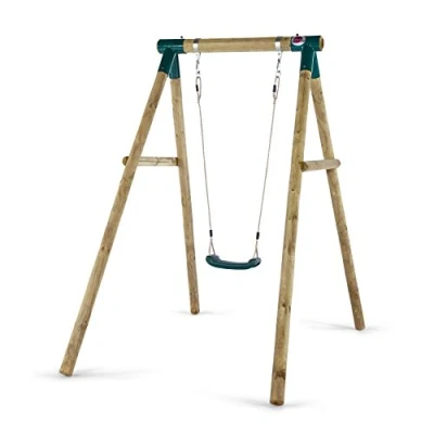 Image of Plum Bush Baby Wooden Garden Single Swing Set
