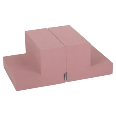 Image of KiddyMoon Foam Playground For Kids Obstacle Course Children Montessori Toy Babies Soft Construction Blocks Element, Steps/Steps, Heather: