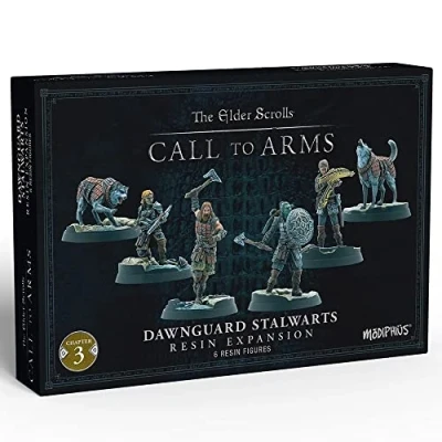 Image of Modiphius Entertainment The Elder Scrolls: Call to Arms Dawnguard Stalwarts 6 Unpainted Resin Figures (MUH0330306)