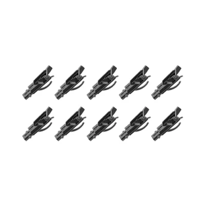 Image of Hornby TT8040 Coupling Assemblies Spare Parts and Train Accessories for OO Gauge Model Railway Sets, Modelling Tools 10 x Pocket Couplings Scale 1:120