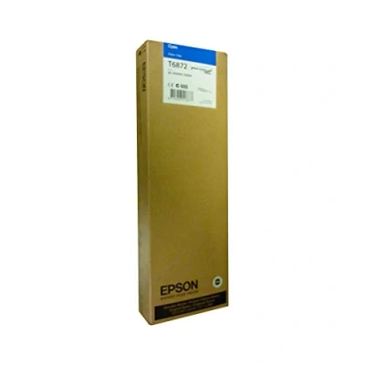 Image of Epson T687 UltraChrome GS2 Cyan Ink Cartridge (700ml) C13T687200