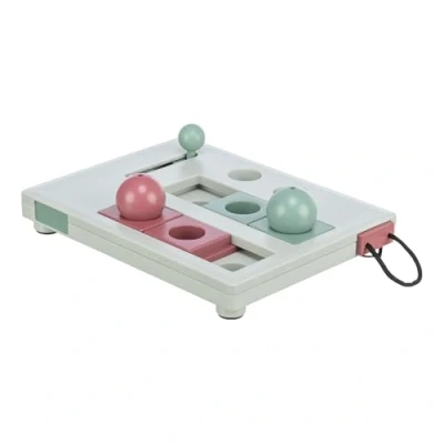 Image of TRIXIE Cat Activity Brain Mover, Strategy Game for Mental Stimulation, Interactive Play Cats, Treat Dispenser, Toy