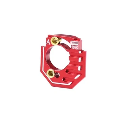 Image of GPM RACING Aluminium 7075 Adjustable Motor Heatsink Mount For Arrma 1/18 GRANITE GROM MEGA 380 Brushed 4X4 Monster Truck ARA2102 Upgrade Parts Red