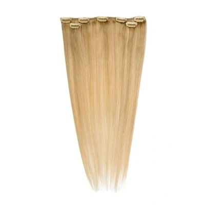 Image of American Dream Human Hair Clip In Extension Set, 18/45 cm/40 g, 22/60/613 Mixed Light Blondes, 3 Piece