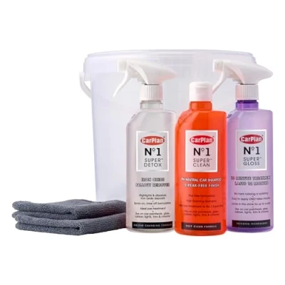 Image of CarPlan No.1 Super Clean Car Shampoo,Iron Oxide Remover, Gloss Paintwork Sealant