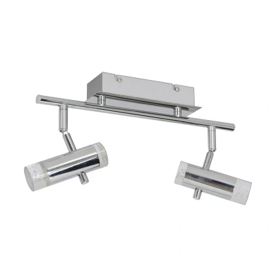 Image of Garda LED Twin Ceiling Spotlight Chrome 3000K