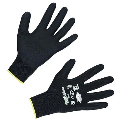 Image of Keron ThinkGreen Pro Gloves Nitrile Foam Size 8/M Black