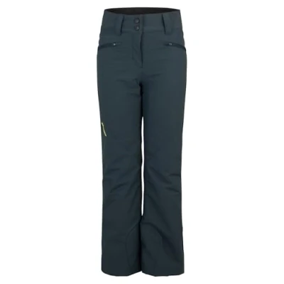 Image of Ziener Children&#039;s Alin Ski Trousers, Snow Breathable, Waterproof, PFC Free, Dark Jungle, 116