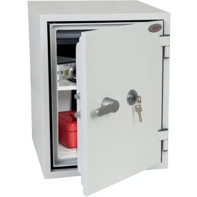Image of Phoenix Safe Company FS1283K Titan Fire &amp; Security Key Locking Twin Bolts White Paint Finish 36 Litre Capacity 53kg