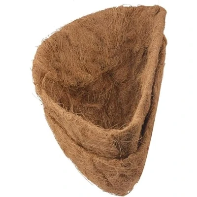 Image of TINGMEI Half Round Coco Liner, Liner for Hanging Basket Wall Flower Basket, Coconut Fiber Planter Liners Garden Flowers Pots (12 Inch(30CM))
