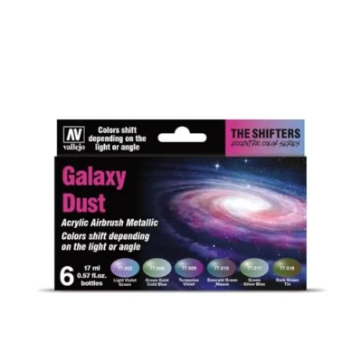Image of AV Vallejo Eccentric Colors The Shifters Galaxy Dust (6), 17 ml (Pack of 6)