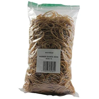Image of Size 14 Rubber Bands (Pack of 454g) 2429549+ FINCHLEY Pen Free