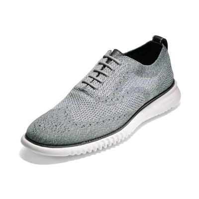 Image of Cole Haan Men&#039;s 2.0 Zerogrand Stitchlite Oxfords, Grey (Magnet/Ironstone/Vapor Grey), 7 UK