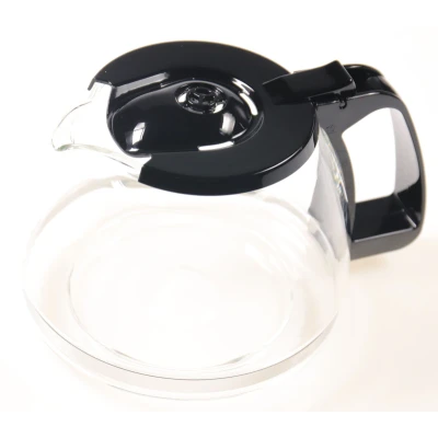 Image of Melitta 1023 01 Replacement glass jug for Easy II 02 coffee machine, black, borosilicate glass, 1.25 liters, 1 piece