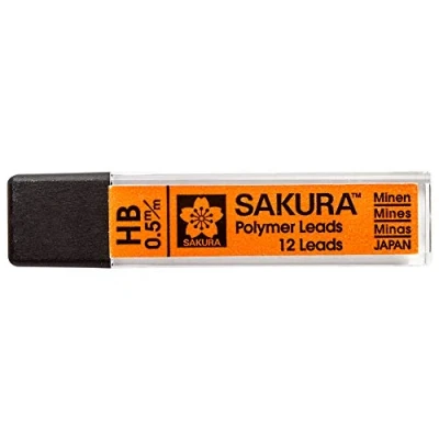 Image of Sakura : Polymer Lead Refill HB 0.5 mm