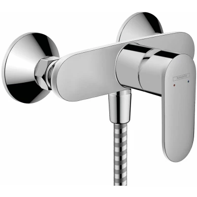 Image of Hansgrohe Vernis Blend Thermostatic Exposed Mixer Shower Valve Chrome Two Flow