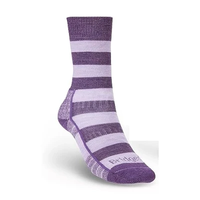 Image of Bridgedale HIKE Lightweight Merino Performance Boot Original Women&#039;s Small Lilac/Purple