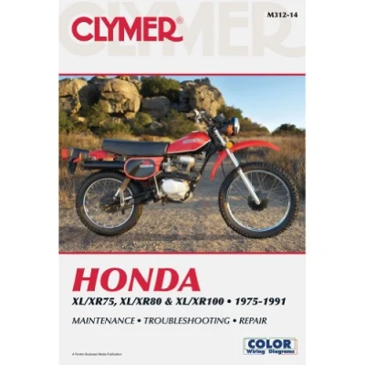 Image of Honda Xl/xr75, Xl/Xr80 &amp; Xl/Xr100 1975 1991 (Clymer Color Wiring Diagrams)